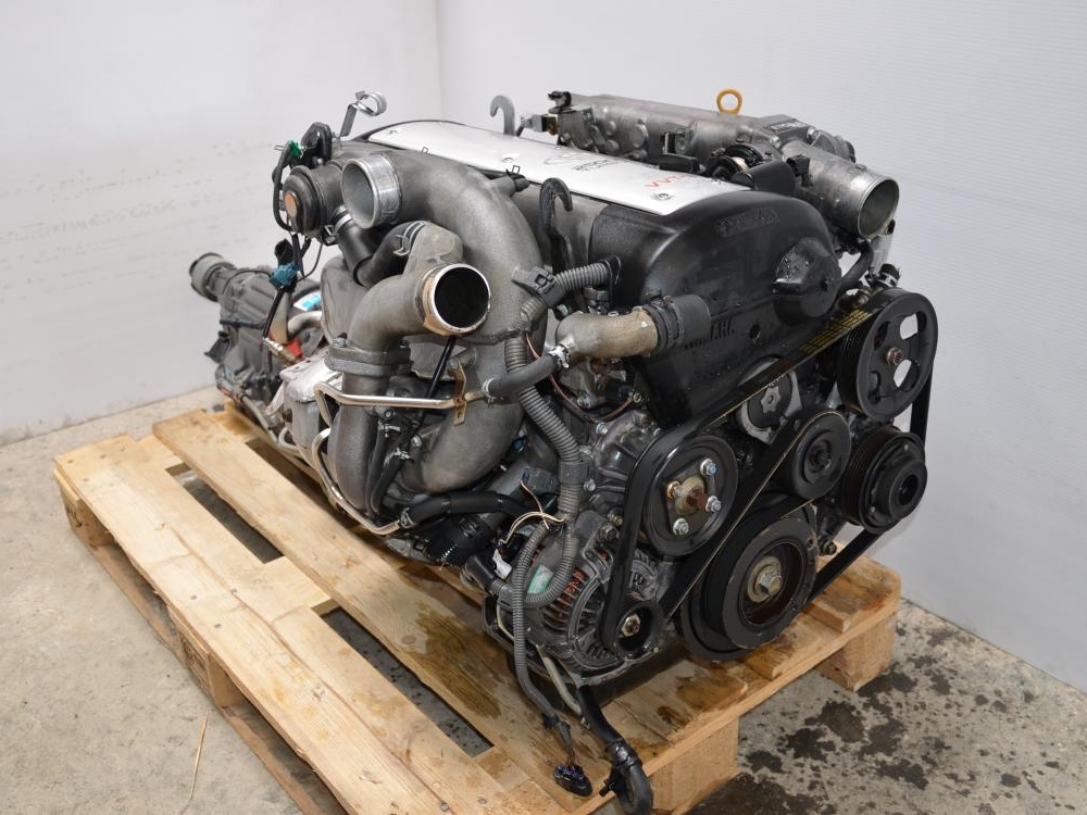 JDM TOYOTA 1JZGTE VVTI TURBO ENGINE 1JZ FRONT SUMP TRANS WIRING ECU 1JZ: Image 7