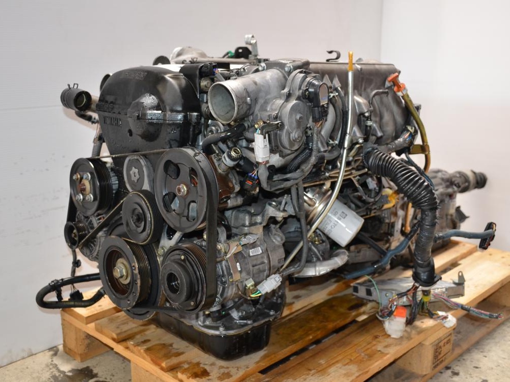 JDM TOYOTA 1JZGTE VVTI TURBO ENGINE 1JZ FRONT SUMP TRANS WIRING ECU 1JZ: Image 2