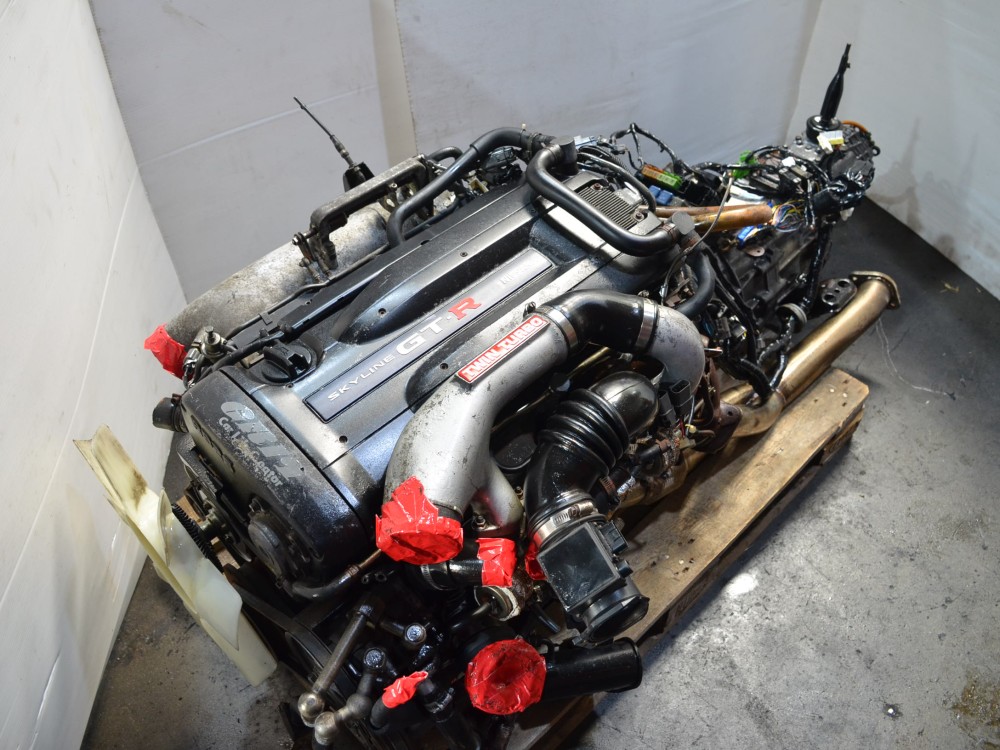 NISSAN RB26DETT R32 SKYLINE GTR ENGINE SWAP WITH 5 SPEED AWD TRANSMISSION RB26DETT ORC Ogura Clutch Triple Disc Pull Type 1000F